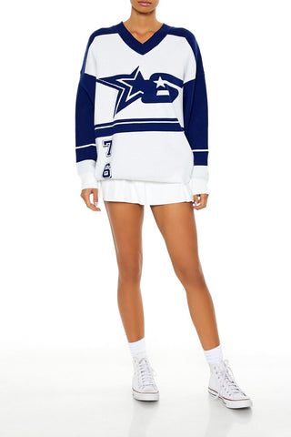 Colorblock Star 6 Sweater
