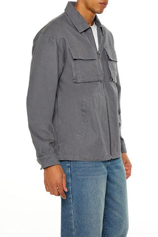 Drop-Sleeve Zip-Up Jacket