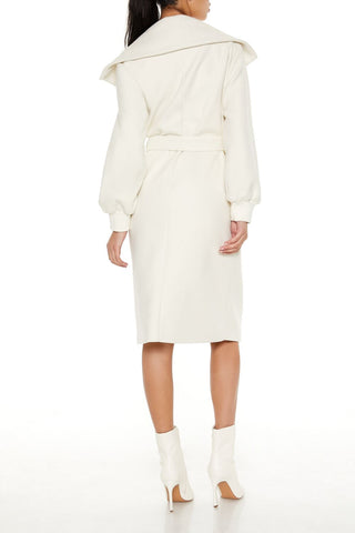 Longline Tie-Waist Coat