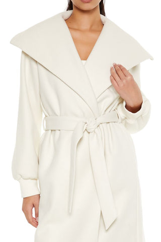 Longline Tie-Waist Coat