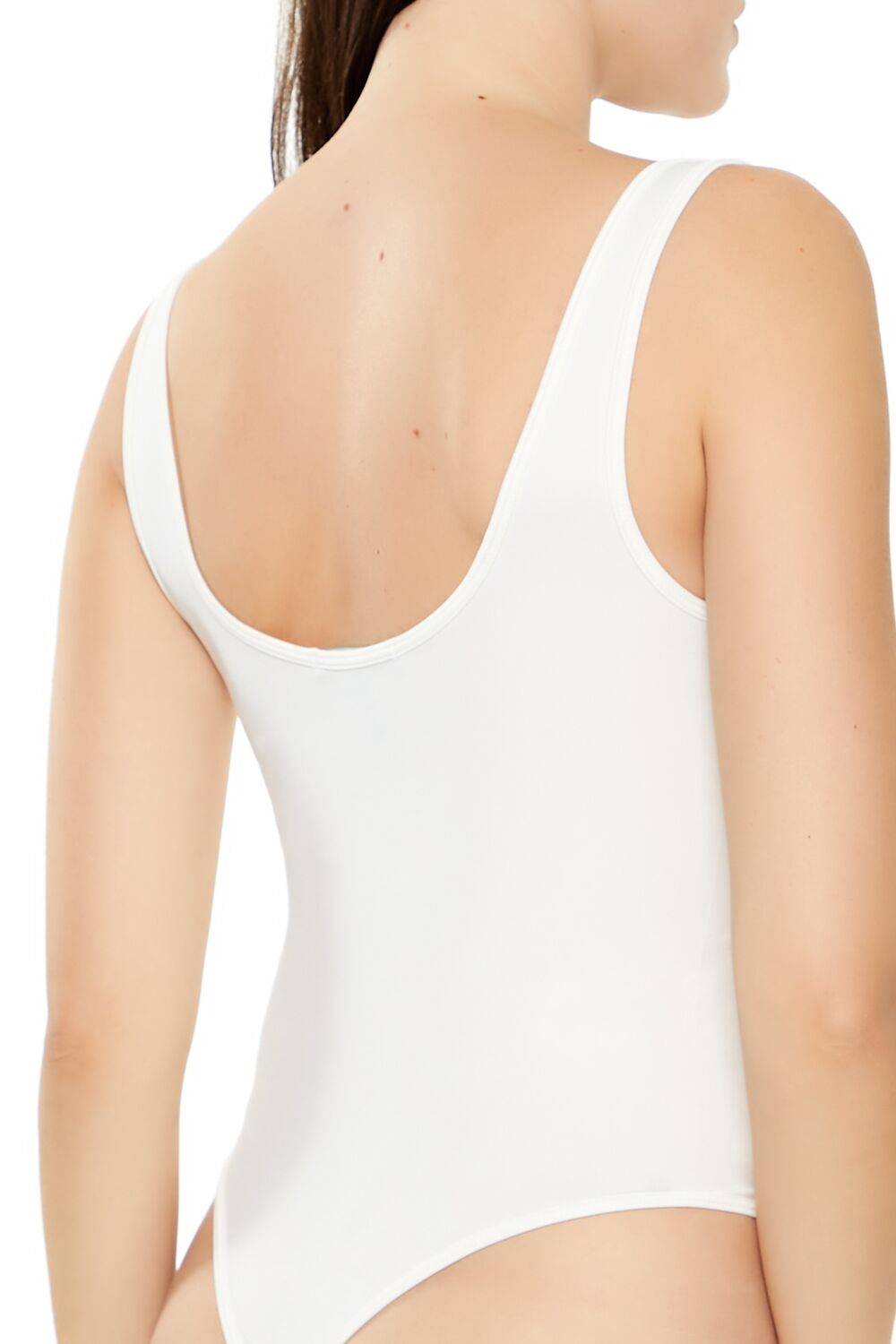  Forever 21 Seamless Tank Bodysuit - egret - Bonton