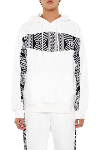 Abstract French Terry Hoodie