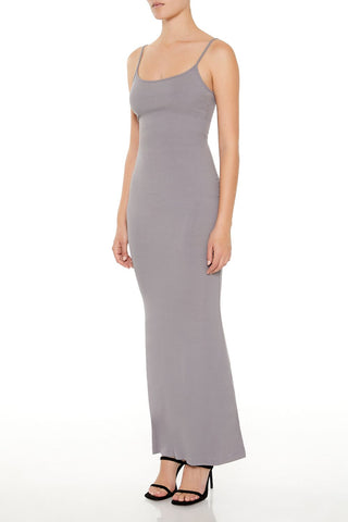 Rib-Knit Cami Maxi Dress