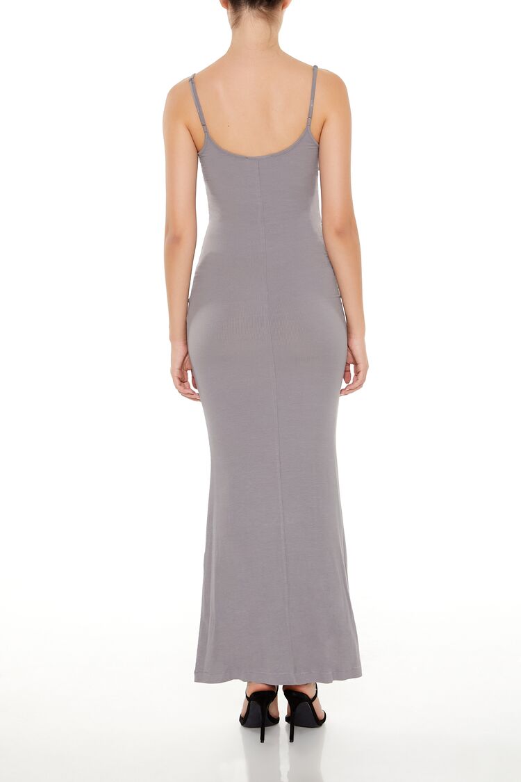  Forever 21 Rib-Knit Cami Maxi Dress - smoke-swatch - Bonton