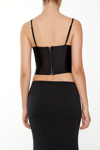 Bustier Cutout Cami