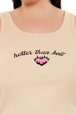 Plus Size Hotter Than Hell Tank Top