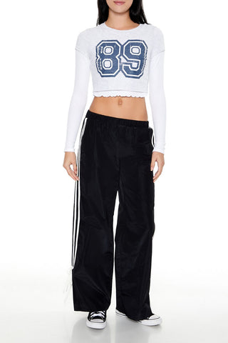 New York 89 Cropped Combo Tee