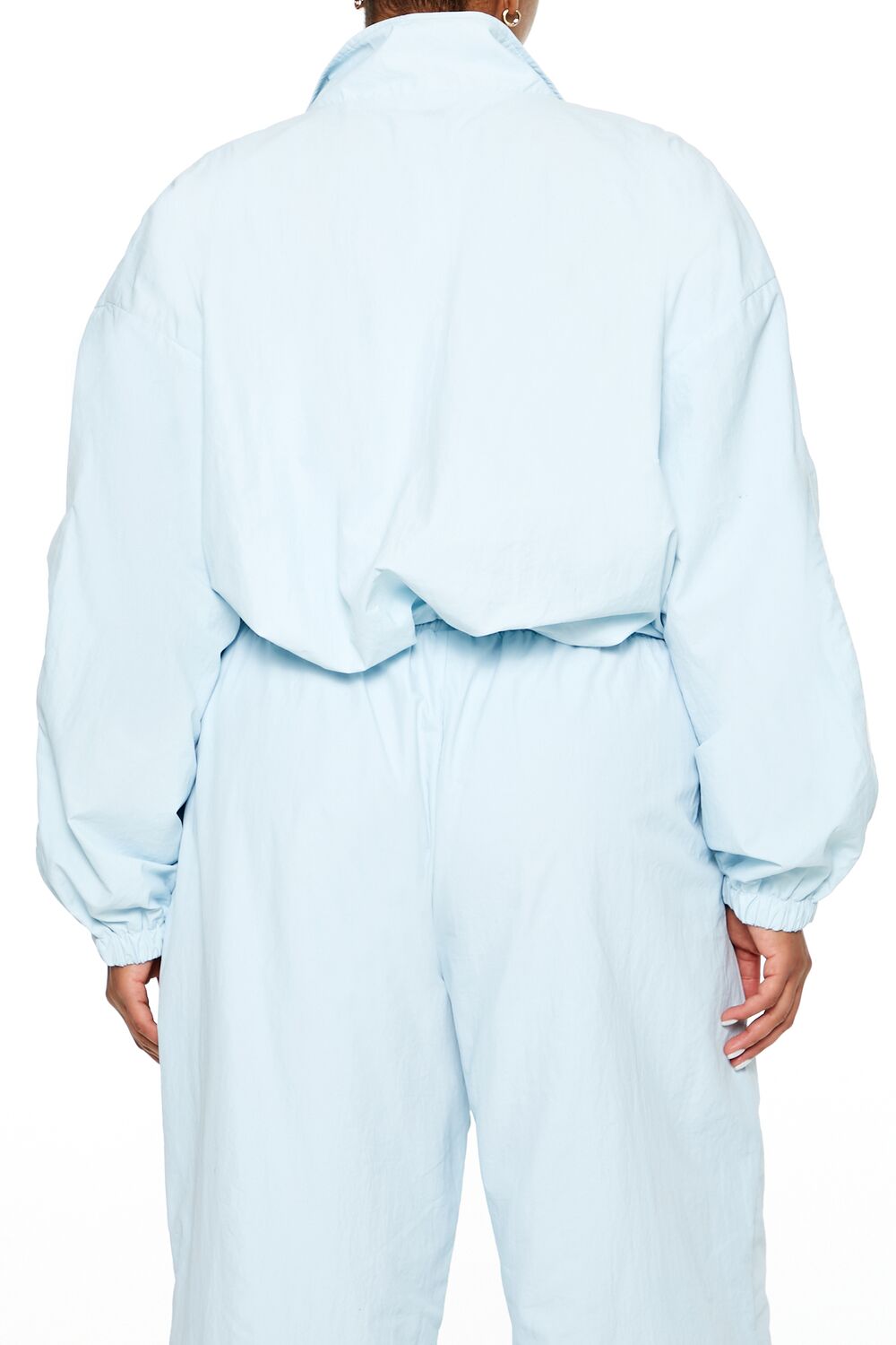  Forever 21 Plus Size Active Cropped Jacket - aqua - Bonton