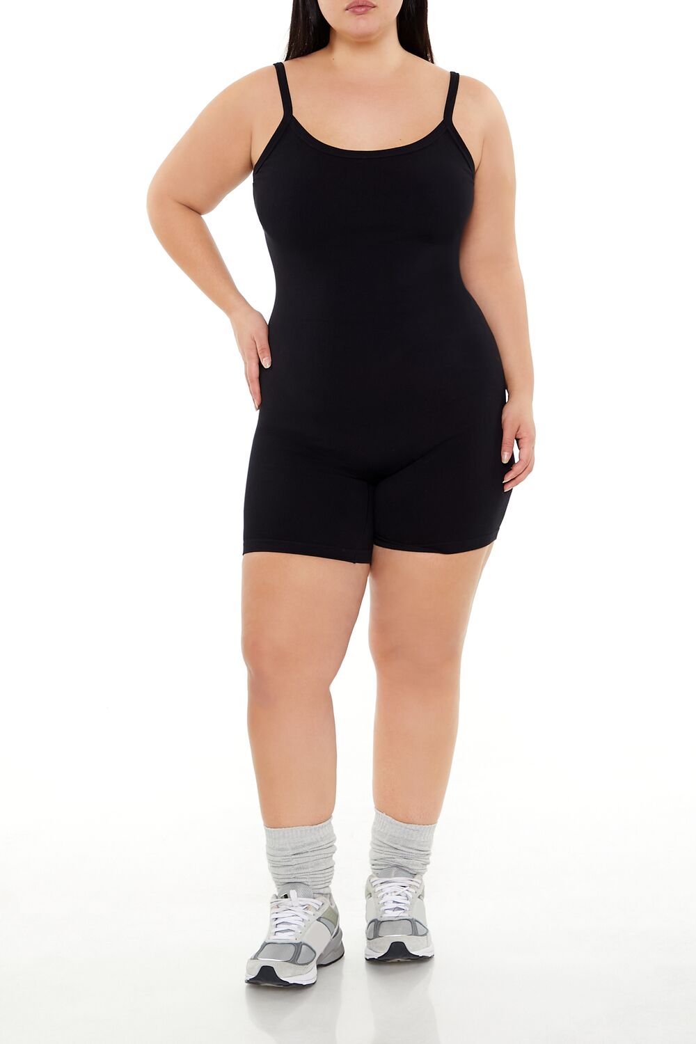  Forever 21 Plus Size Active Seamless Romper - aqua - Bonton