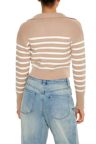Striped Cropped Sweater