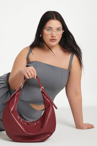 Plus Size Poplin Smocked Cami