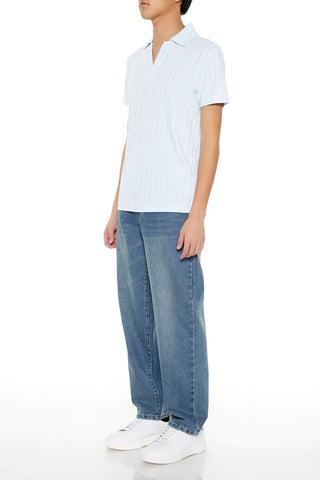 Mid-Rise Straight Jeans