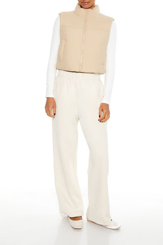 Quilted Cropped Puffer Vest