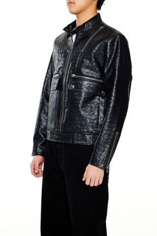 Basketwoven Trucker Jacket