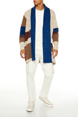 Colorblock Cardigan Sweater