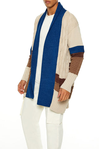 Colorblock Cardigan Sweater
