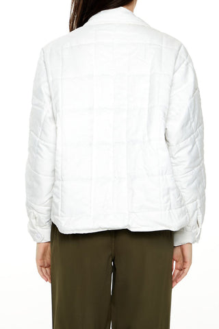 Quilted Dolphin-Hem Jacket