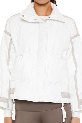 Quilted Two-Tone Puffer Jacket