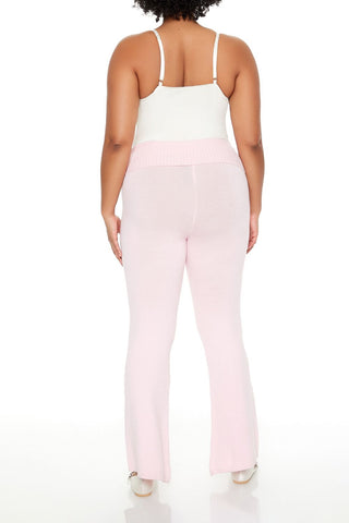 Plus Size Sweater-Knit Pants