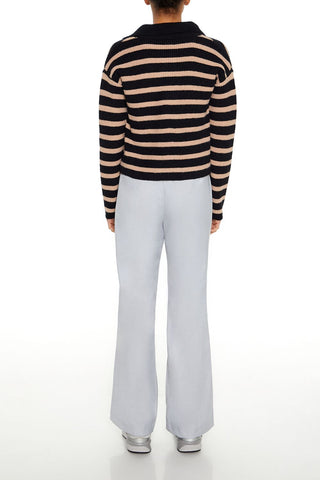 Low-Rise Straight Trouser Pants