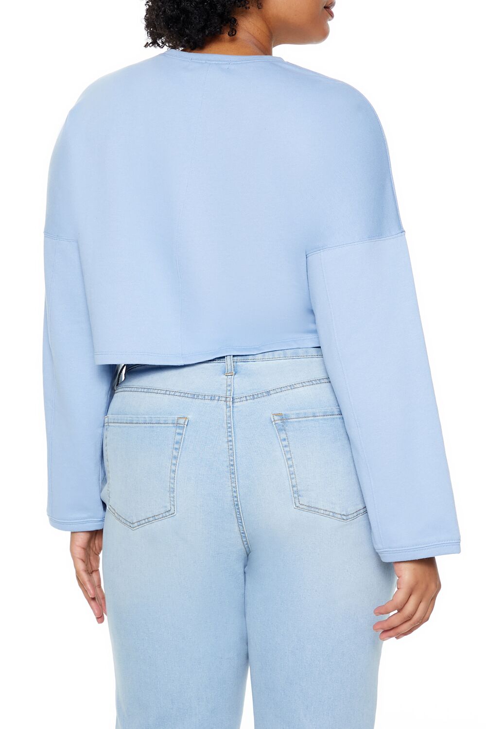  Forever 21 Plus Size Brooklyn Pullover - blue multi - Bonton