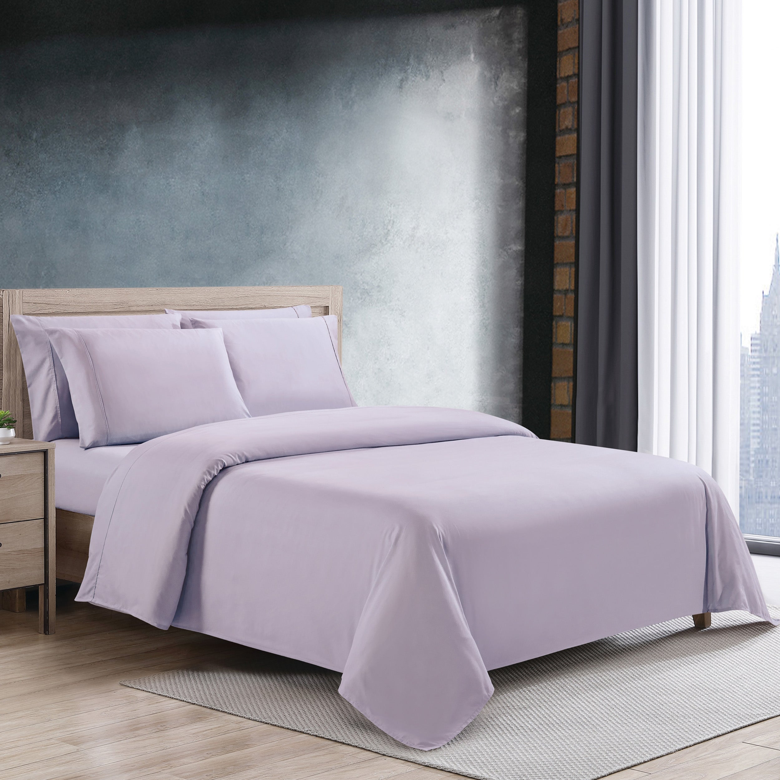  Kathy Ireland Home Kathy Ireland Cool Max 6 Piece Ultra Soft Sheet Set - Twin - Bonton