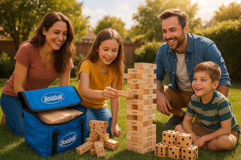 Triple Thrills Extravaganza: Giant Dice, Dominoes, and Tumbling Blocks Galore