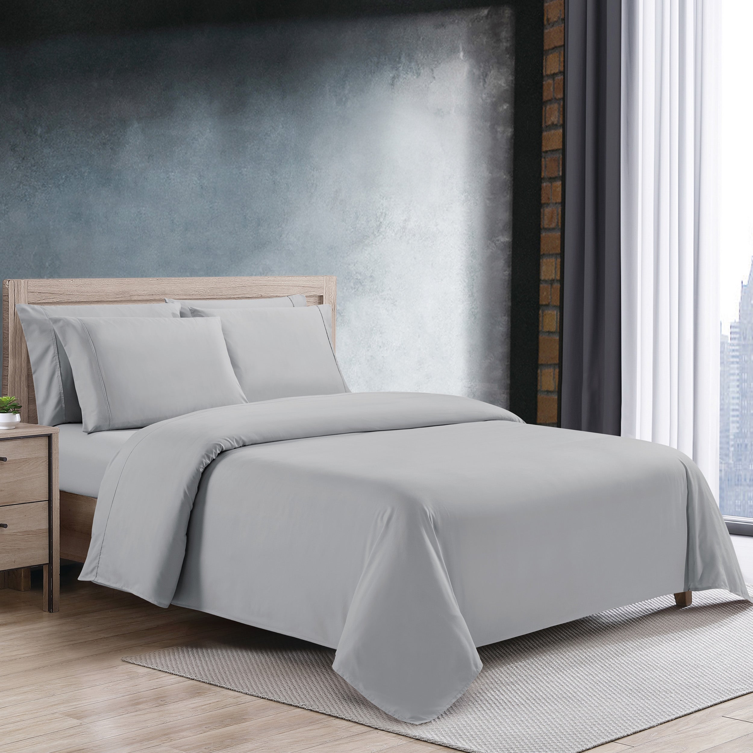  Kathy Ireland Home Kathy Ireland Cool Max 6 Piece Ultra Soft Sheet Set - Twin - Bonton