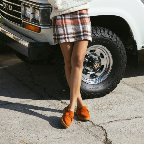  Mykos Lilian Women's Loafer Shoe - Pumpkin - Bonton