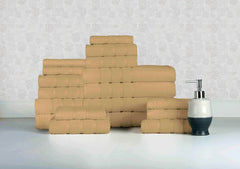 Bibb Home 18 Piece Egyptian Cotton Towel Set