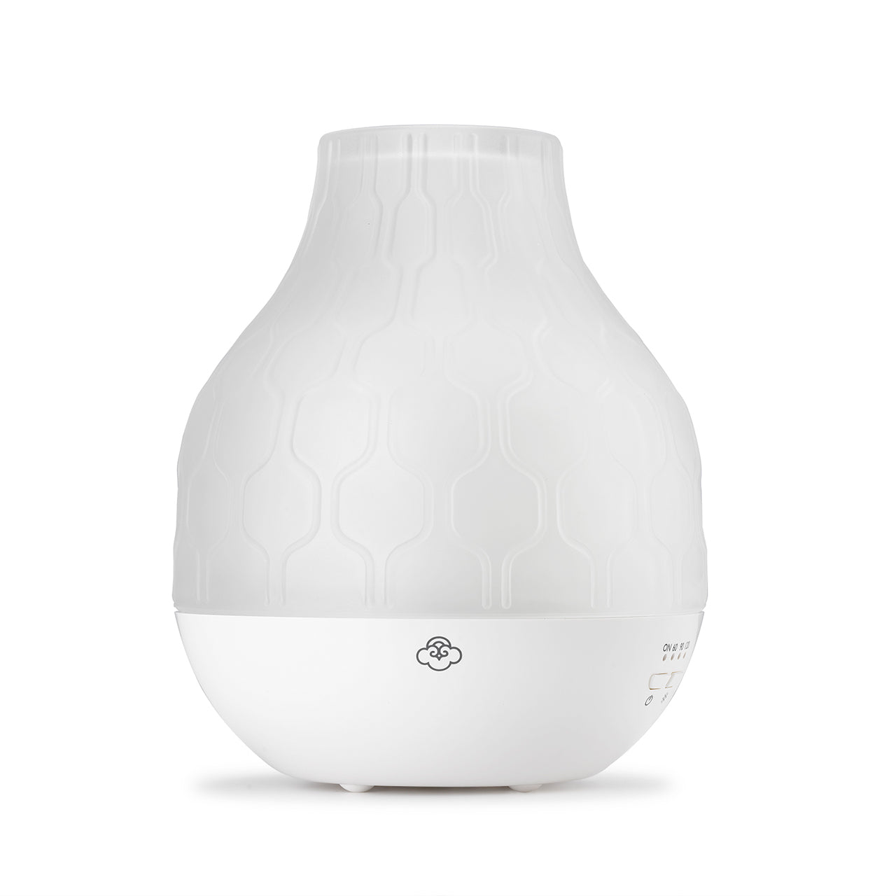  Serene House Loch White Glass Ultrasonic Diffuser - White - Bonton