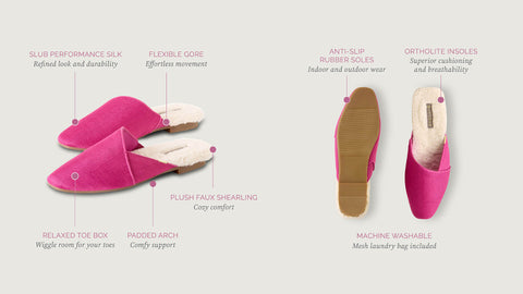 Devon Luxe Memory Foam Slippers