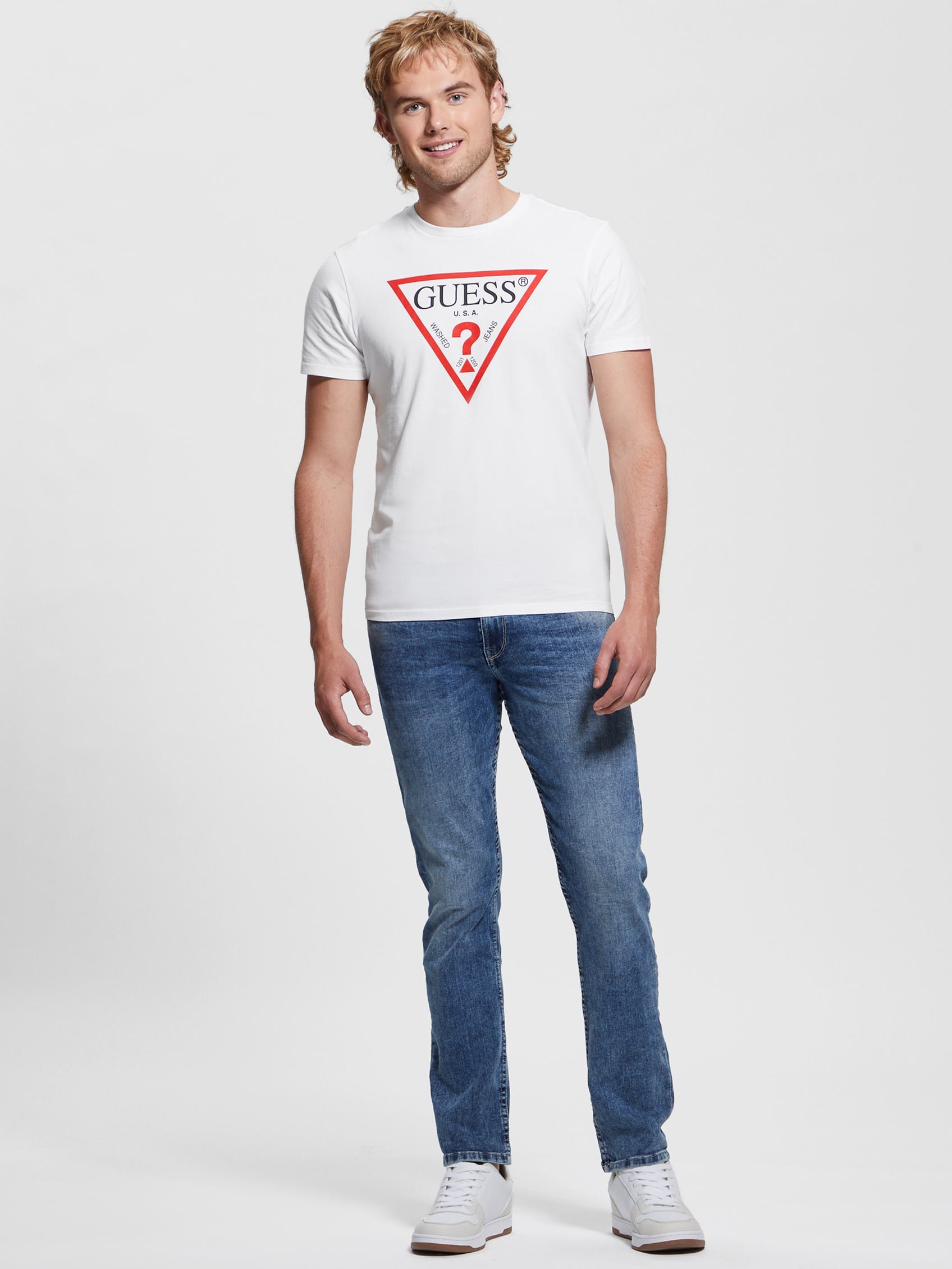  Men's Classic Logo Icon Tee - Pure White - Bonton