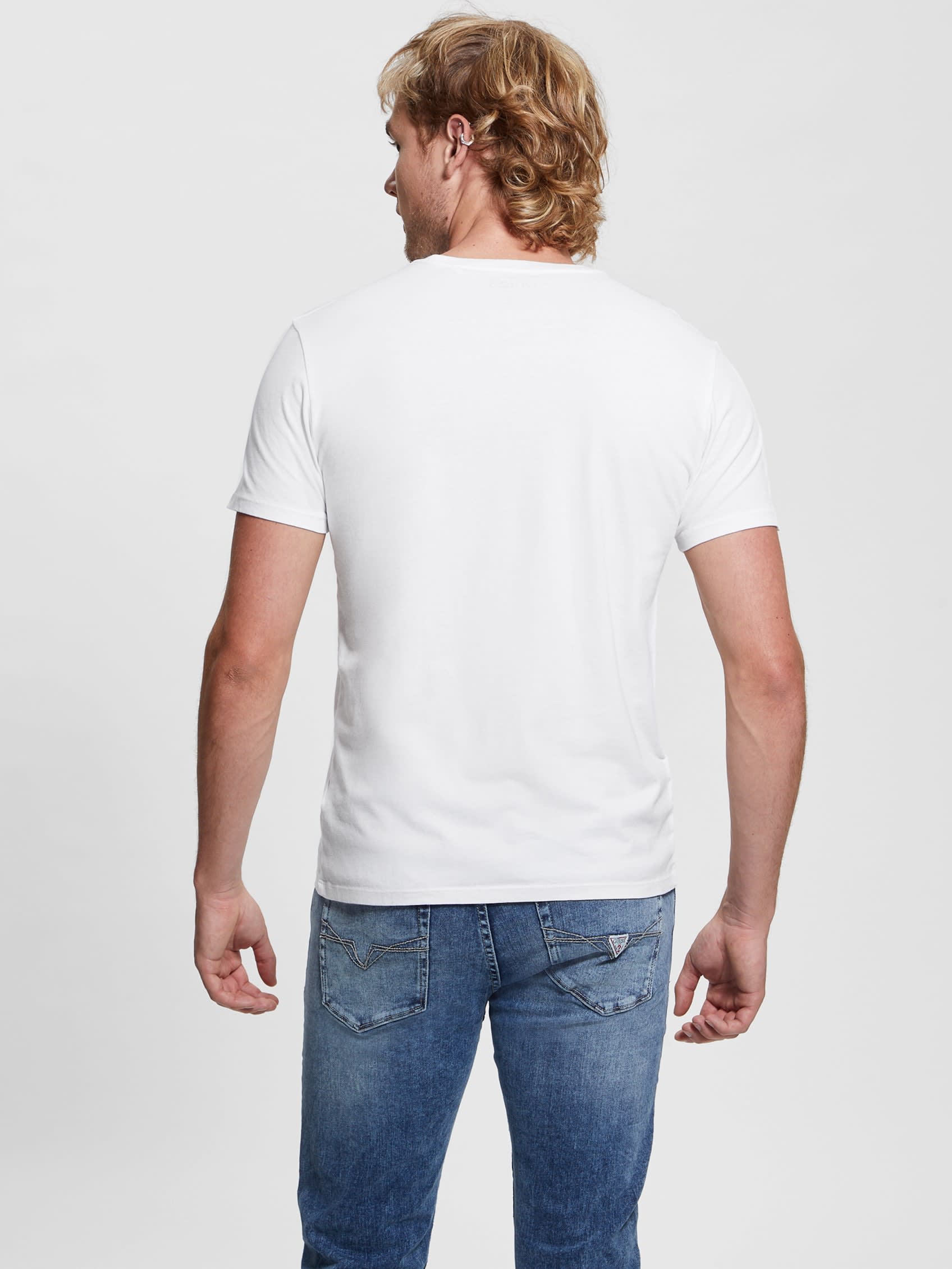  Men's Classic Logo Icon Tee - Pure White - Bonton