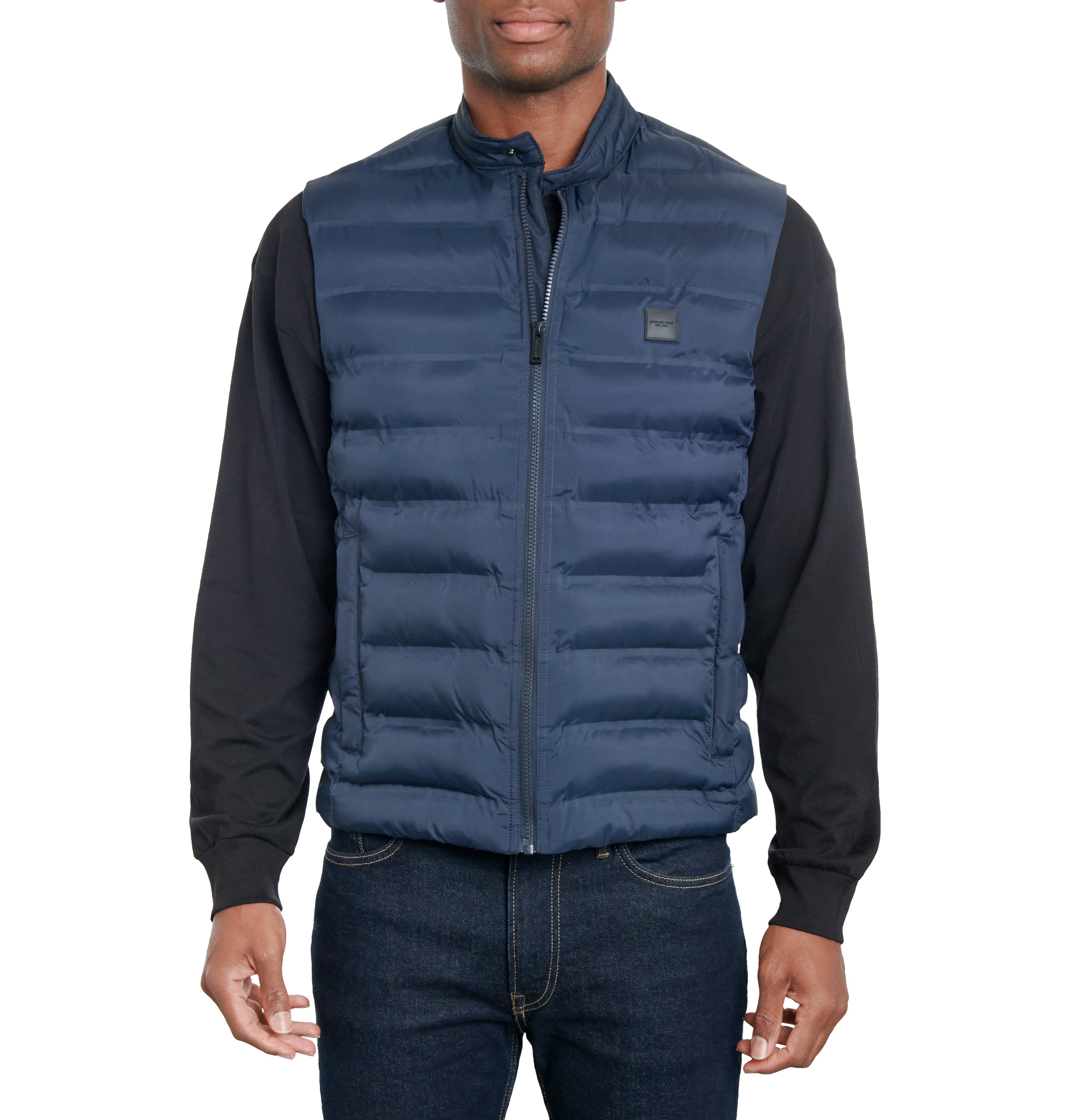  Michael Kors Packable Vest Midnight Blue - Midnight Blue - Bonton