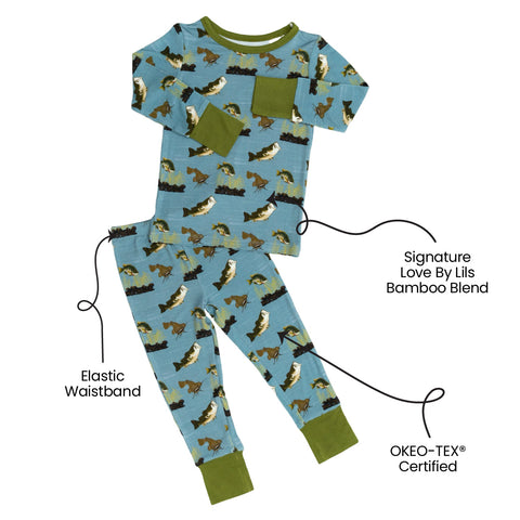 Malakai Bamboo 2-Piece Long Sleeve Set