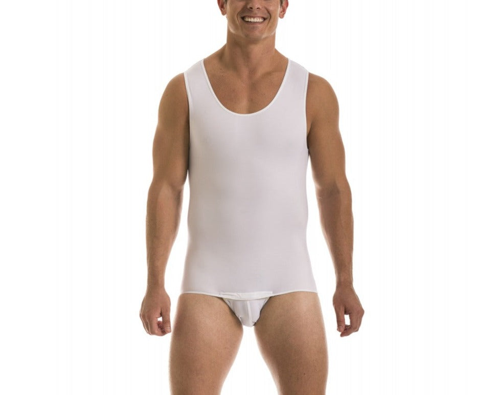  InstantFigure Insta Slim I.S.Pro USA Compression Tank Bodysuit MB2006 - Black - Bonton