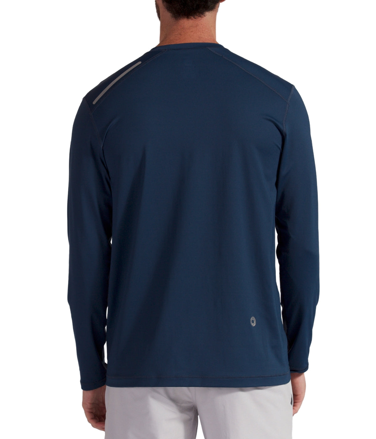  BloqUV BloqUV Men's UPF 50+ Sun Protection Long Sleeve Jet Tee Top - Midnight Blue - Bonton