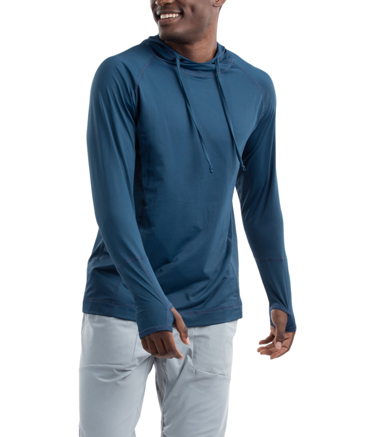  BloqUV BloqUV UPF 50+ Sun Protection Unisex Hoodie - Midnight Blue - Bonton