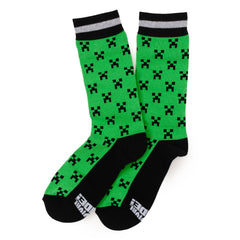 Minecraft Creeper Green Father/Son Sock Set