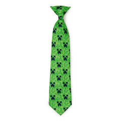 Minecraft Creeper Green Father/Son Tie Set