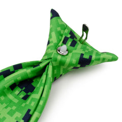 Minecraft Creeper Green Father/Son Tie Set