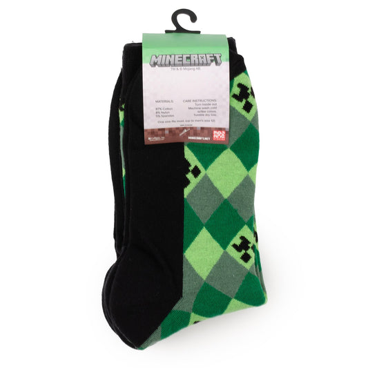 Minecraft Creeper Men's Sock Set