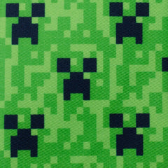 Minecraft Creeper Green Men's Tie