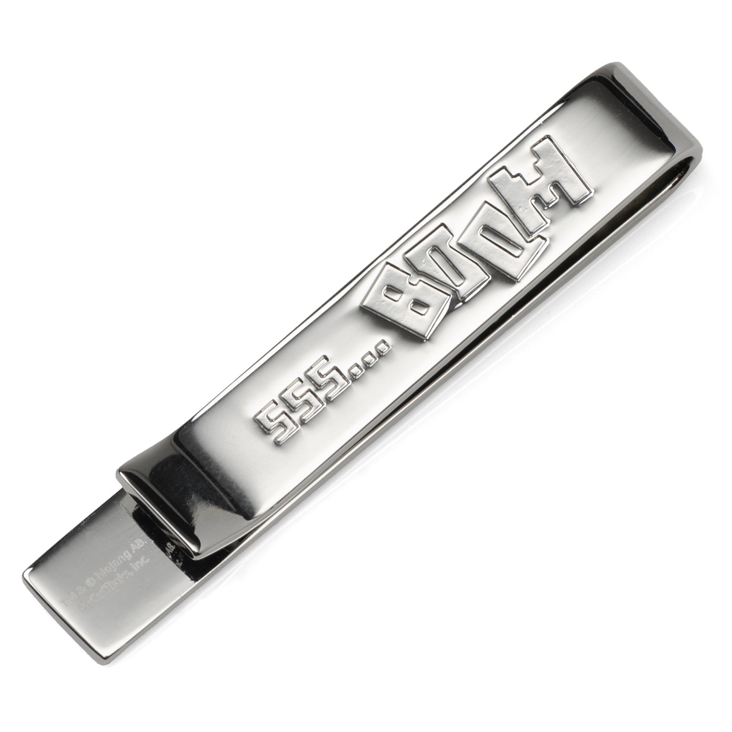  Cufflinks Minecraft Creeper Hidden Message Silver Tie Bar - Default Title - Bonton