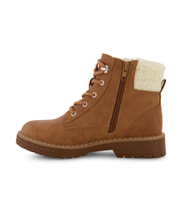 Jade Zip Hiking Boot Cognac