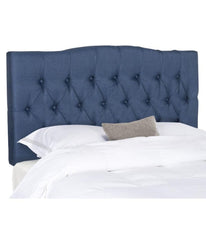 Axel Tufted Linen Headboard Navy