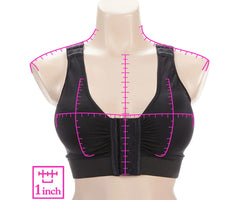 InstantRecoveryMD Compression Bra With Hook-N-Eye MD229