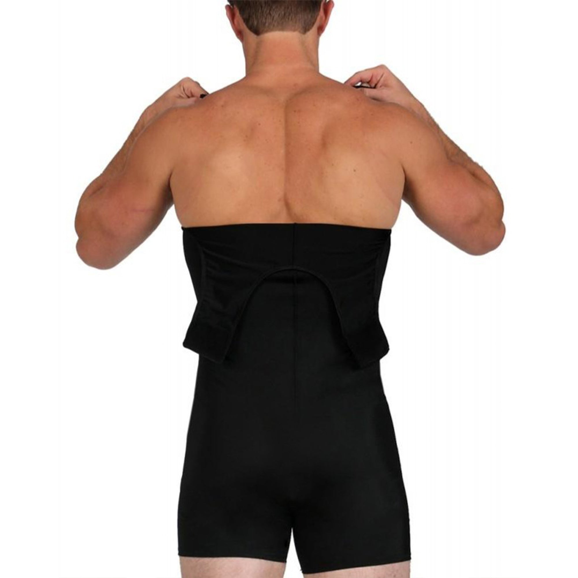  InstantFigure InstantRecoveryMD Compression Bodysuit Shaper Hook and Loop MD309 - Black - Bonton