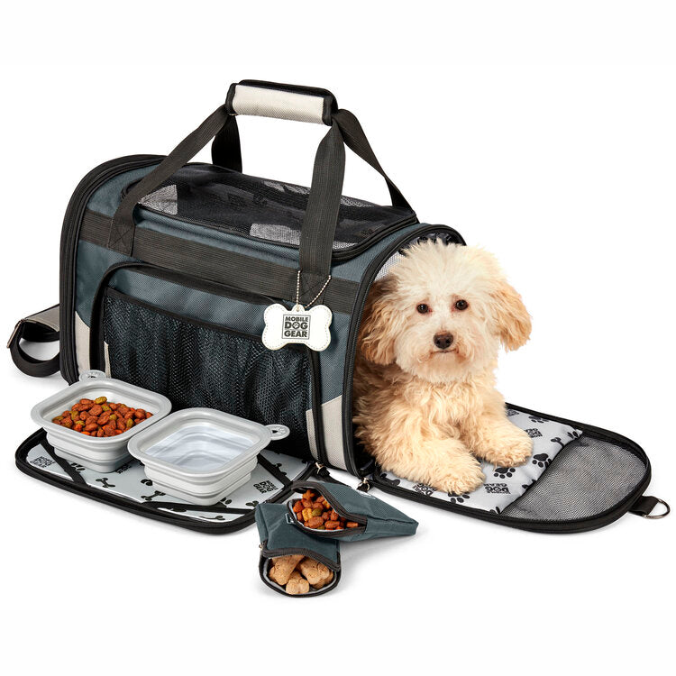  Mobile Dog Gear Mobile Dog Gear Pet Carrier Plus, Black - Black - Bonton